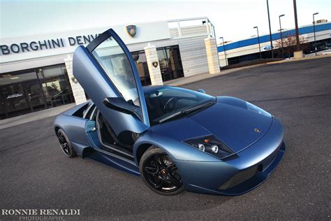 Photo Of The Day Matte Blue Lamborghini Murciélago Lp640 Gtspirit