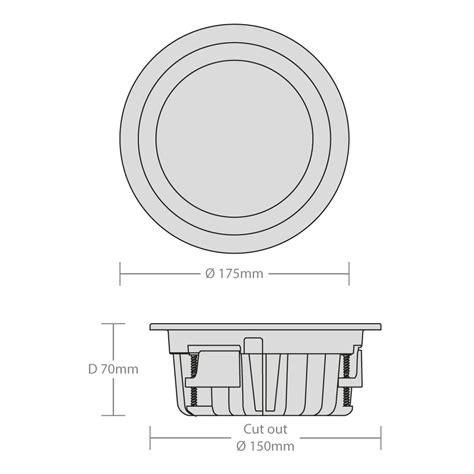 Venus Led Downlights W Red Arrow