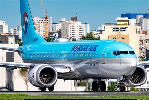 HL8350 Korean Air Lines Boeing 737 8 MAX Photo By Junha Park Korea Aero