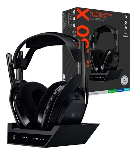 Diadema Gamer Inalámbrica Astro A50 X Xbox Ps5 Pc Mac Color Negro