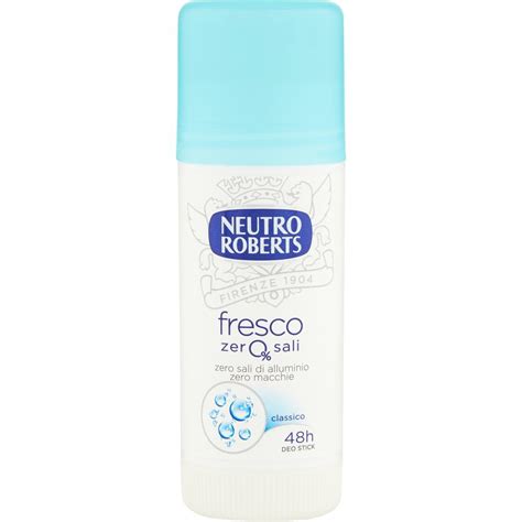 Deodorante Stick Classico Fresco Zero Sali Neutro Roberts Ml Coop