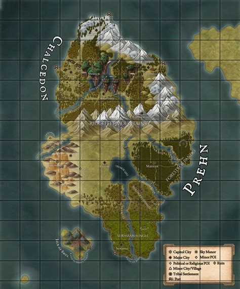 First Regional/Continental Map : r/inkarnate