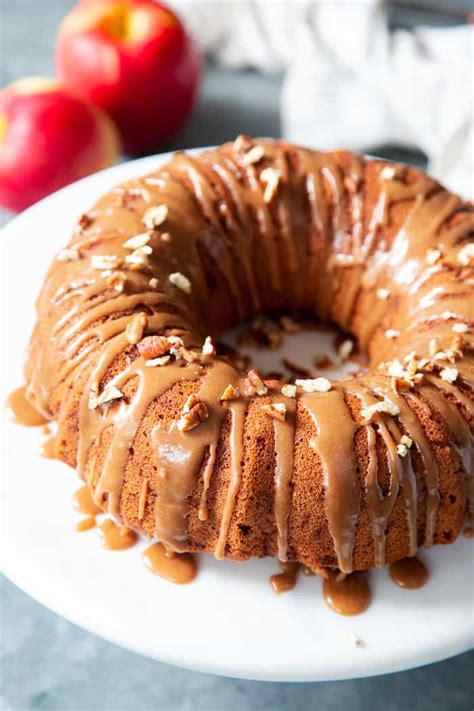 Glazed Apple Bundt Cake Paleo Gluten Free Dairy Free