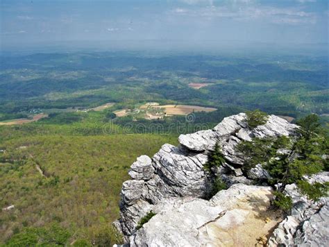 Hanging Rock State Park Overlook Stock Image Image Of Landscape