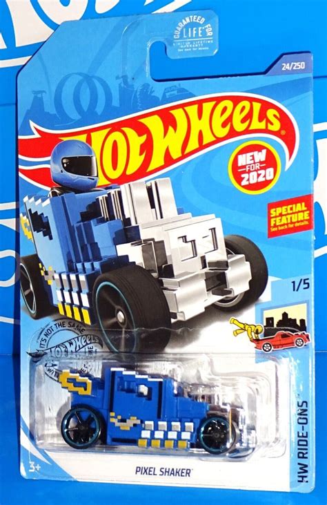 Hot Wheels New For HW Ride Ons Series Pixel Shaker Blue W OH SPs Contemporary