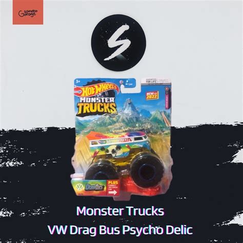 Jual Hotwheels Monster Trucks Volkswagen Drag Bus Psycho Delic Diecast Vw Shopee Indonesia