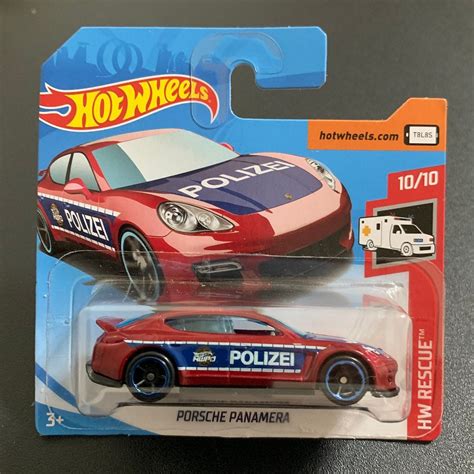 Hot Wheels Porsche Panamera Polizei Red HW Rescue Perfect Etsy
