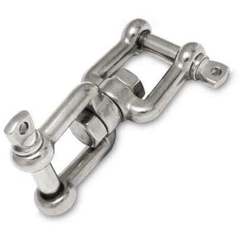 8mm Stainless Steel Boat Anchor Swivel Jaw Jaw Marine Grade AISI 316