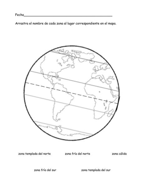 Zonas Clim Ticas De La Tierra Worksheet Workbook Videos Tutorial