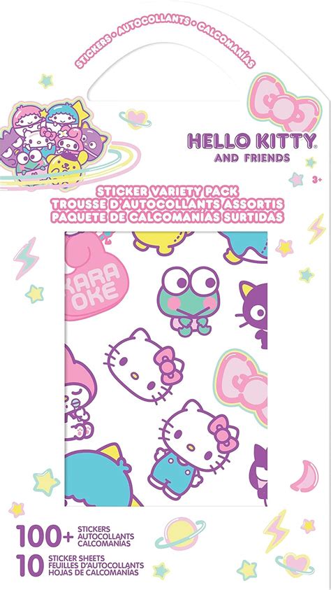 Amazon.com: Hello Kitty and Friends Sticker Variety Pack : Toys & Games