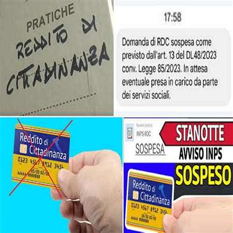 La Sospensione Del Reddito Di Cittadinanza E Il Cambio Del Nome