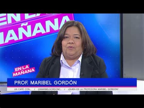 Quién es la Profesora Maribel Gordón Candidata a la presidencia