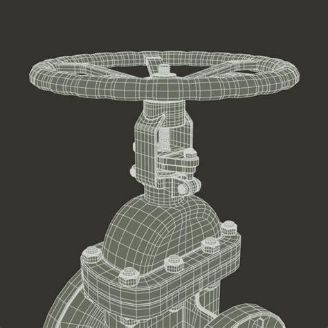 3d Gate Valve Model Turbosquid 1155487