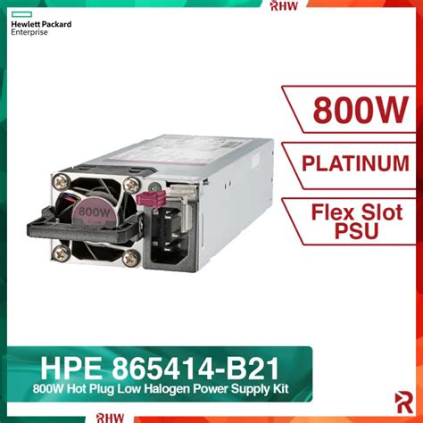 Psu B Hpe W Flex Slot Platinum Hot Plug Low Halogen Power Supply Kit Red Hardware