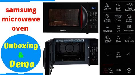 Samsung Microwave Oven Unboxing Demo Samsung Ce Dsb Tl L