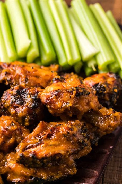 Air Fryer Spicy Apricot Glazed Chicken Wings Fork To Spoon