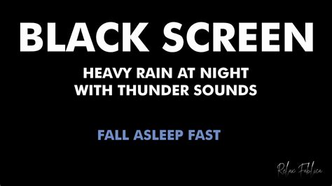 KNOCK DOWN INSOMNIA AND SLEEP IMMEDIATELY WITH HEAVY RAIN AND VIOLENT