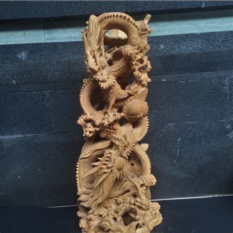 Jual Patung Kayu Naga Buatan Tangan Bali Ukuran 40 Cm X 17 Cm X 13 Cm