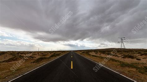 Scenery Landscape Travel Desert Road Powerpoint Background For Free Download Slidesdocs