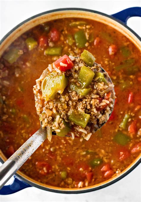 Stuffed Pepper Soup Mama Loves Food