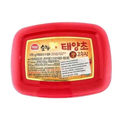 Jual Sajo Gochujang Hot Pepper Paste Atau Sambal Pasta Korea 170gr Di Seller Toserda2