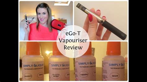 Ego Tank E Cigarette By Simply E Liquid Review Youtube