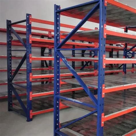 Orange Blue Mild Steel Heavy Duty Pallet Beam Rack At Best Price In Noida