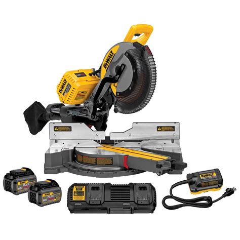 Dewalt 15 Amp 12 In Double Bevel Sliding Compound Miter Saw Dws780 The Home Depot