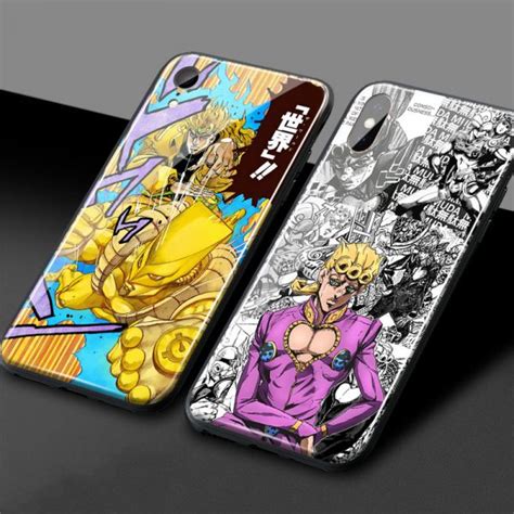 Jjba Glass Phone Case Shell Cover Jojo S Bizarre Adventure Merch