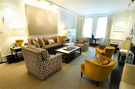 Modern Grey And Yellow Living Room Designs