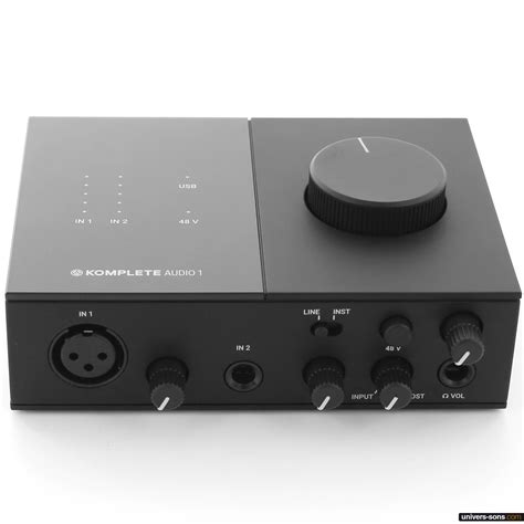 Native Instruments Komplete Audio 1 - Carte son Univers Sons