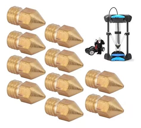 Kit 10 Boquillas Nozzle Impresora 3d Mk8 Cr 10 10pcs Meses sin interés