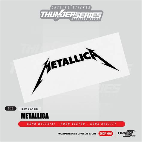 Cutting Sticker Metallica Stiker Metallica Stiker Motor Mobil