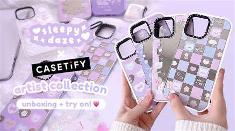 Sleepydaze X Casetify Artist Collection ☔️☁️💗 Cute Phone Case