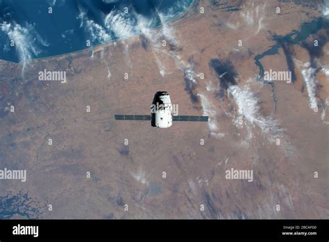 Iss 09 Mar 2020 The Spacex Dragon Resupply Ship Is Pictured