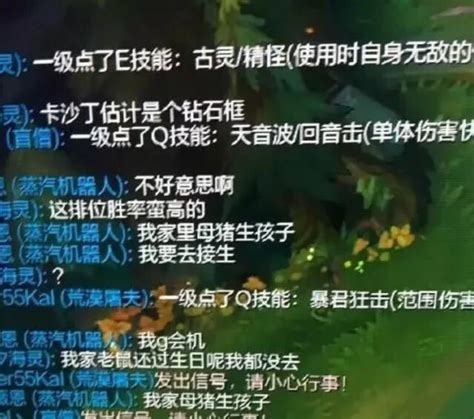 趣图：下面的9组“lol”神仙队友聊天记录，你遇到过几回？扎心！资讯 小米游戏中心