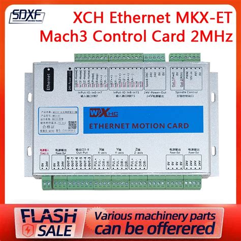 Xhc Mach Cnc Ethernet Controller Mkx Et Breakout Board Axis