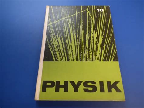 Ddr Schulbuch Lehrbuch Physik Oberschule Klasse Top Zustand Antik