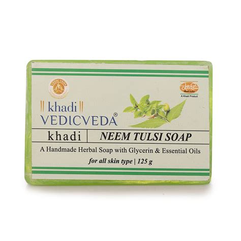 Neem Tulsi Glycerin Khadi Soap Buy Khadi Online