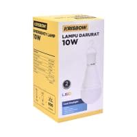 Jual Krisbow Lumi Bohlam Led Darurat 10 Watt Cool Daylight Terbaru