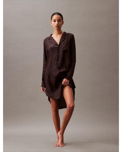 Brown Calvin Klein Nightwear And Sleepwear For Women Lyst