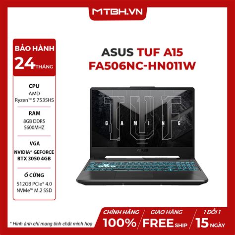 Laptop Gaming Asus Tuf A Fa Nc Hn W Ryzen Hs Rtx G