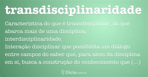 Transdisciplinaridade E Clínica O Conceito Em Saúde Mental Que Todo