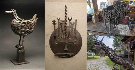 Exhibition Michael Houghs Found Metal Sculptures — Mary Baldwin