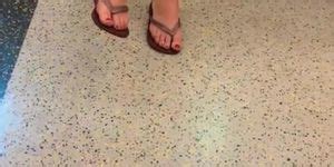 Hot Woman Sexy Legs And Red Toes On Train Tnaflix