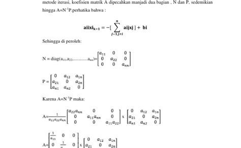 Sistem Persamaan Linear Dengan Metode Obe Operasi Bilangan Elementer