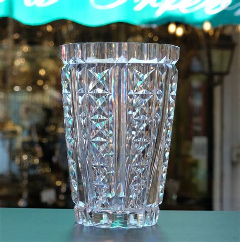 Vase Cristal Val Saint Lambert Vsl Galerie Maxime March