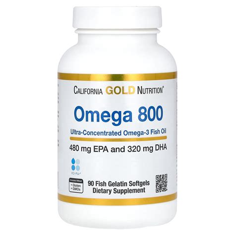 Amazon.com: California Gold Nutrition Omega 800 Ultra-Concentrated ...
