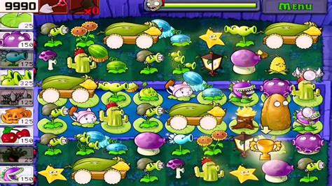 Plants Vs Zombies All Plants Vs All Zombies 5 Flags Completed