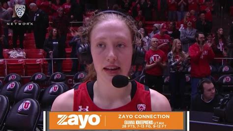 Gianna Kneepkens Utahs First Ever Pac 12 Title Is A Vision Come True